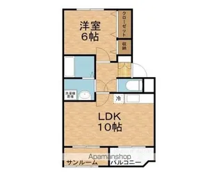 グリーンポート・YK【102号室】の間取り