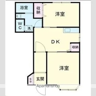 メゾンラフィネ【103号室】の間取り