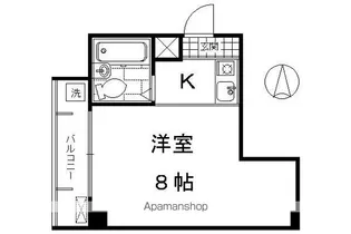 コートハウス88【303号室】の間取り