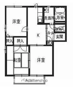 シエスタC棟【201号室】の間取り