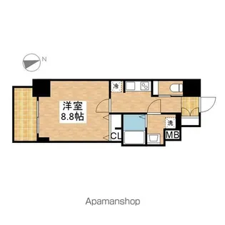 SーRESIDENCE東別院【10階】の間取り