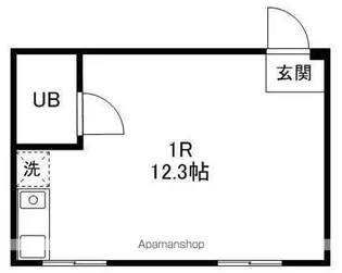 COLLINS【301号室】の間取り