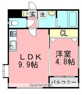 クレアヒルズ【1階】の間取り