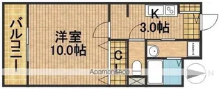 ジュンオアシス【2階】の間取り