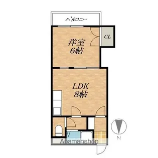 マーベリック帯広東ANNEX【1階】の間取り