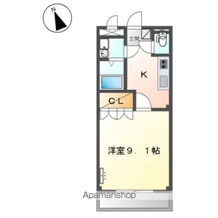 プチ・キャッスル【1階】の間取り