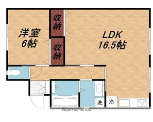 コーポ駒ヶ根【A2号室】の間取り