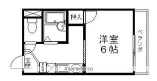 ベルロード福満【103号室】の間取り