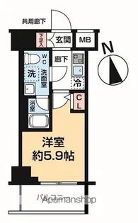 ヴァローレ松戸フィーロ【705号室号室】の間取り