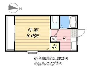 T・Kハイツ【202号室】の間取り