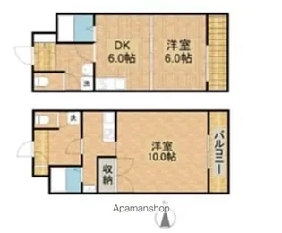 JCSマンション【3階】の間取り