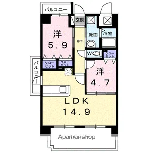 M.ETERNAL PLACE【1階】の間取り