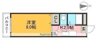 MKマンション【2階】の間取り