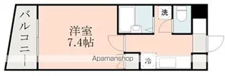 アビタシオン保田窪【4階】の間取り