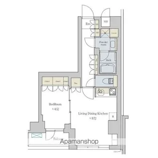 BRILLIA IST 文京六義園【2階】の間取り