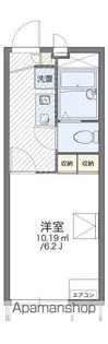 レオパレス江波東一丁目【1階】の間取り