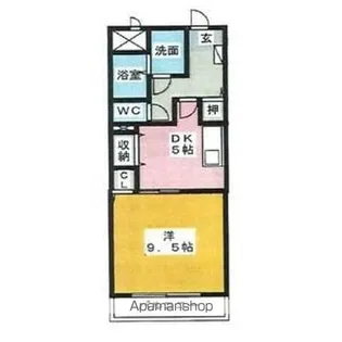 ヘンテブローテ【2階】の間取り