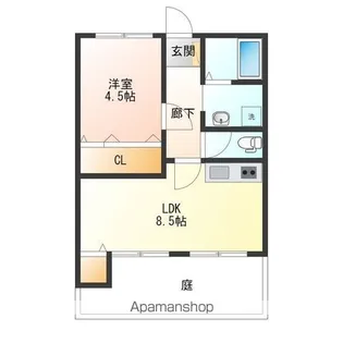 コーポイノウエ【1階】の間取り