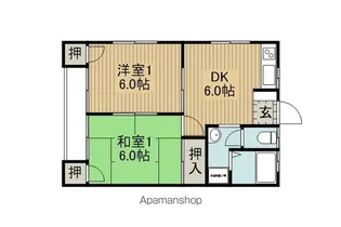 コーポクラロ1【204号室】の間取り