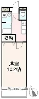 ハイマート一宮A・B棟【B203号室】の間取り