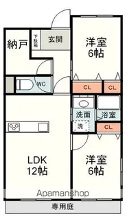LE PRIMAVERA【1階】の間取り
