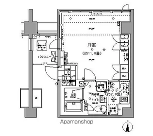 ガーデニエール砧レジデンス【2階】の間取り