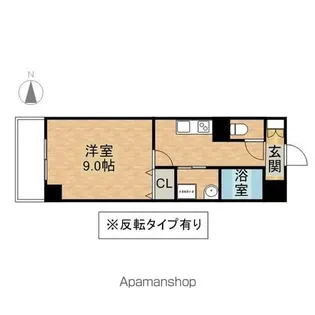 レジディア東桜【6階】の間取り