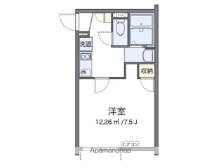 クレイノ沙羅【204号室】の間取り
