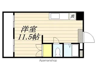 ハウスグリーン箱崎スマートイースト【4階】の間取り