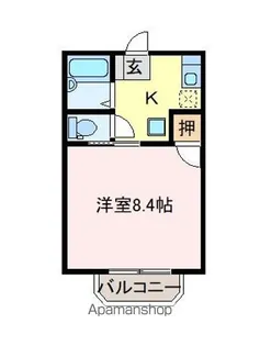 HOPEⅡ【111号室】の間取り
