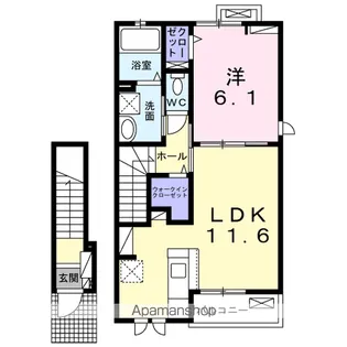 パークサイド タウン【2階】の間取り