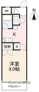 SMILE花ノ宮【302号室】の間取り