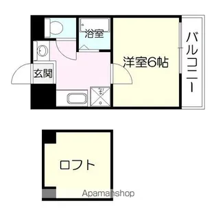 UEハウス六番館【3階】の間取り