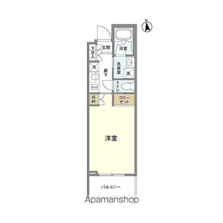 ガーデン東新宿【3階】の間取り