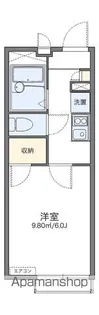 レオパレスメルベーユ原宿【2階】の間取り