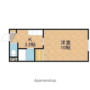 アルテピアッツァⅡ【307号室】の間取り