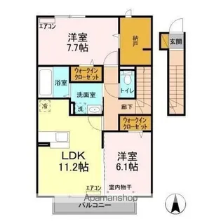 山王NTステージ A【1階】の間取り
