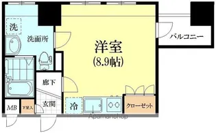 グランカーサ新宿御苑【4階】の間取り