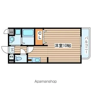 レーベンス柏木【110号室号室】の間取り