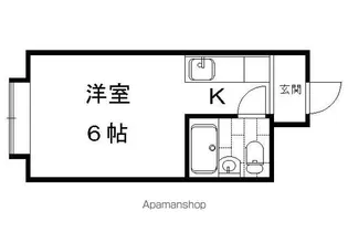 南波ロイヤルハイツ【304号室】の間取り