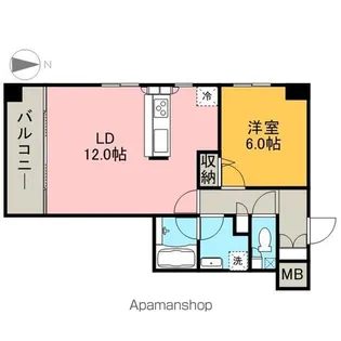 グラン・アベニュー栄【7階】の間取り