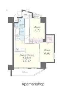 シャルマンミューズ【11階】の間取り