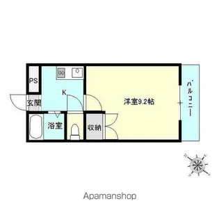 メイツ北山【103号室】の間取り