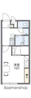 レオパレス清風【1階】の間取り