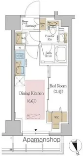 アーバネックス東京八丁堀【4階】の間取り