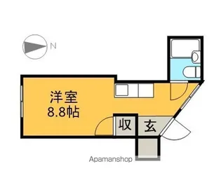 こーぽはりまや【2階】の間取り