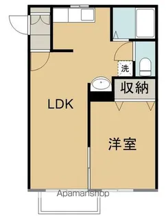 シャーメゾン福室【2階】の間取り