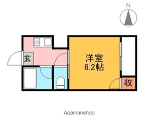 サンライズ塚本【2階】の間取り
