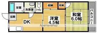 大阪府大阪市住吉区苅田3丁目【マンション】の間取り