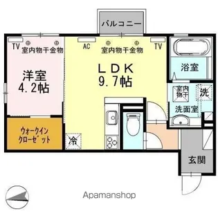 Reflet(ルフレ)【1階】の間取り
